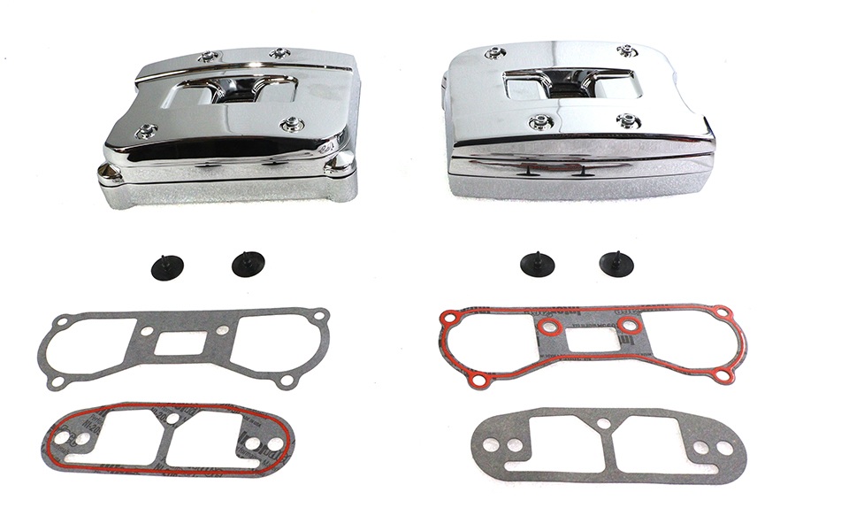 Chrome Rocker Box Cover Set Harley Davidson EVO 1340cc 1992-1999